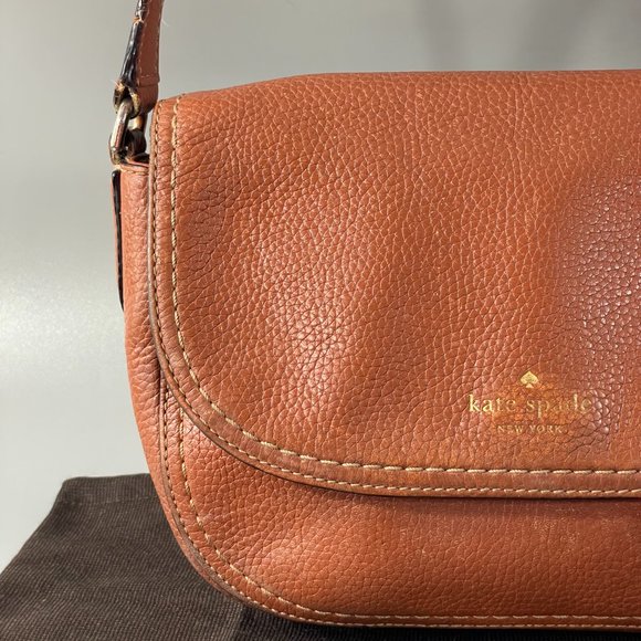 Kate Spade Caramel Brown McCall St. Adelaide Crossbody Bag - Picture 2 of 15